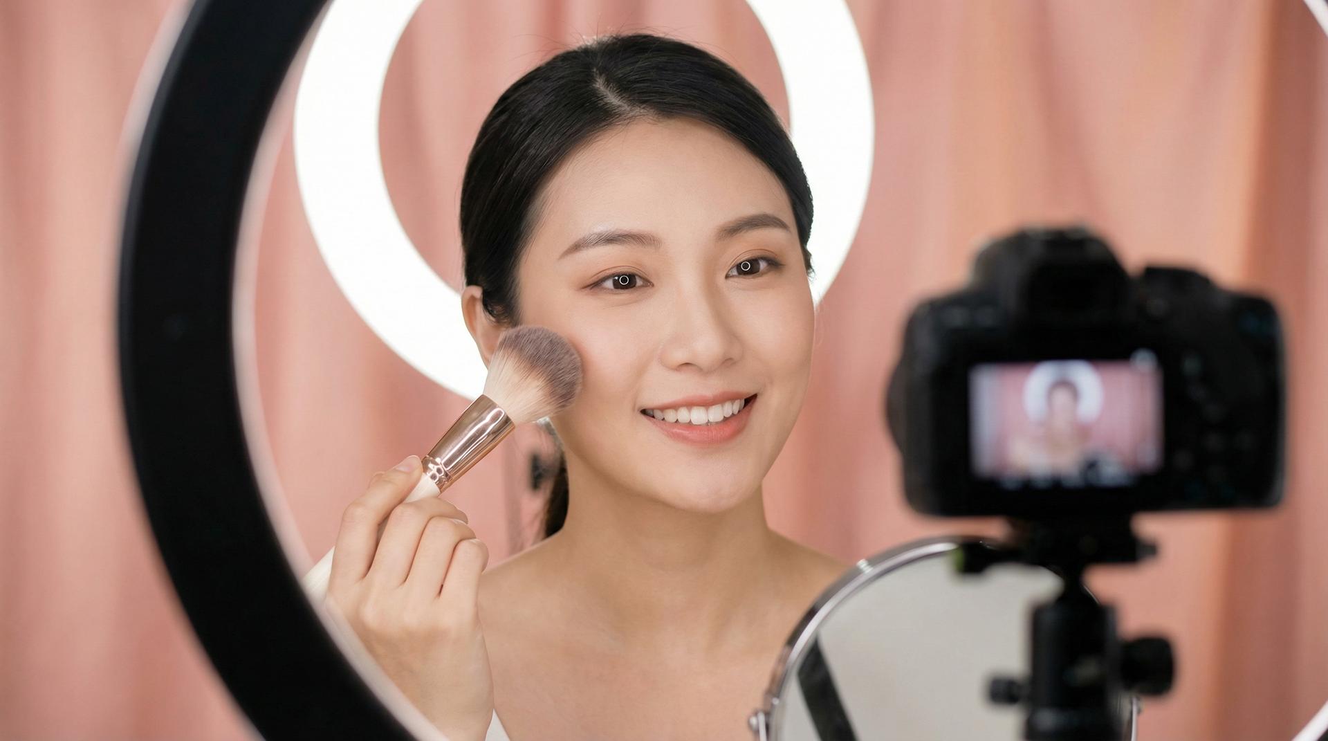 国产自拍美妆视频教程